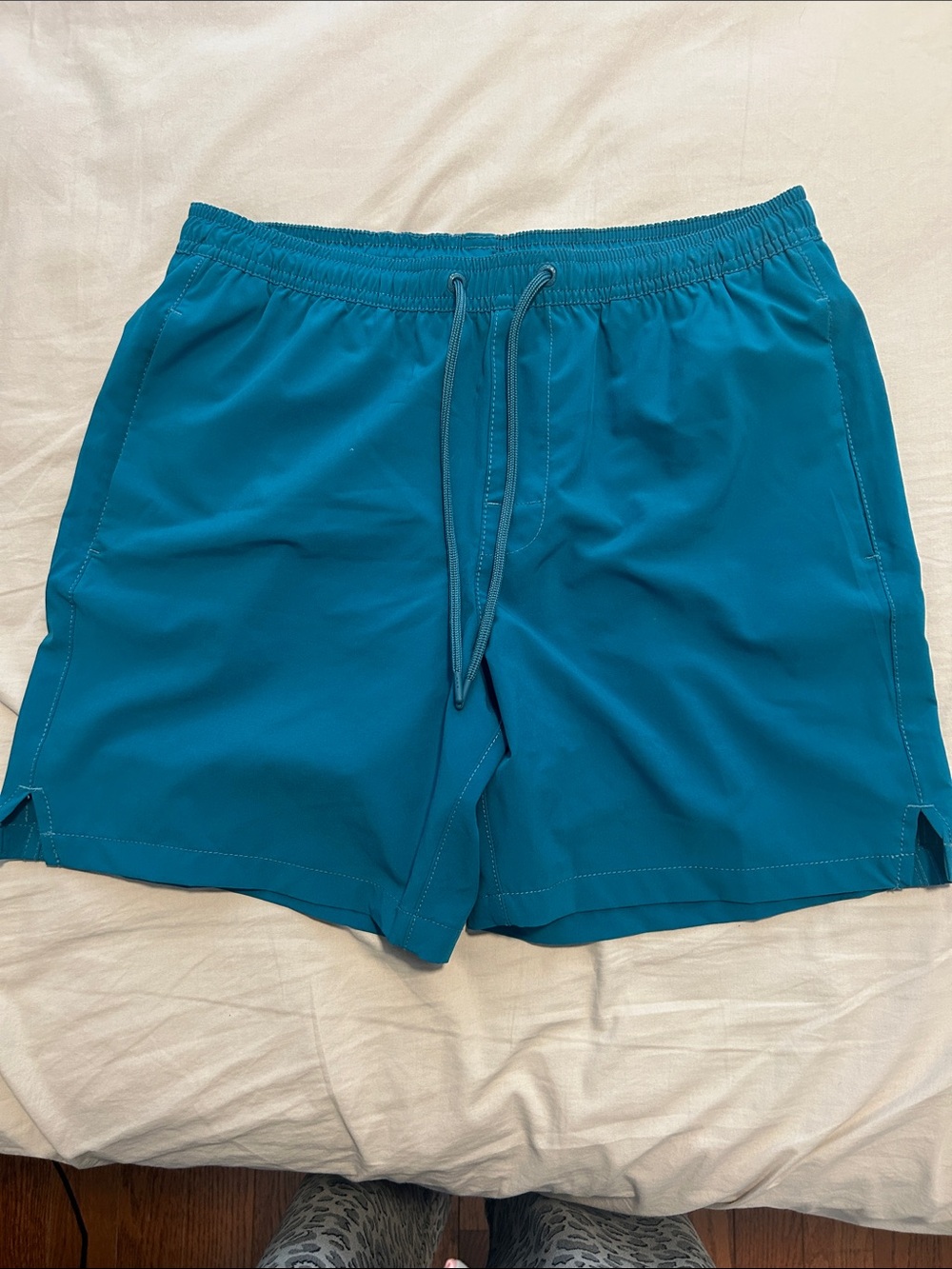 Sundek Teal Blue Men’s Swim Trunks